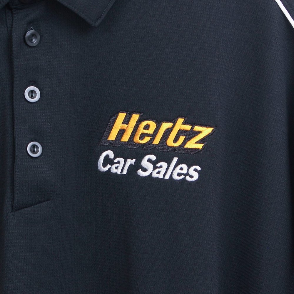Nike Polo Shirt Mens 3XL Black Hertz Employee Uniform - Picture 5 of 6